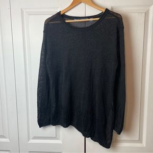 VERA WANG Asymmetrical Knit Sweater